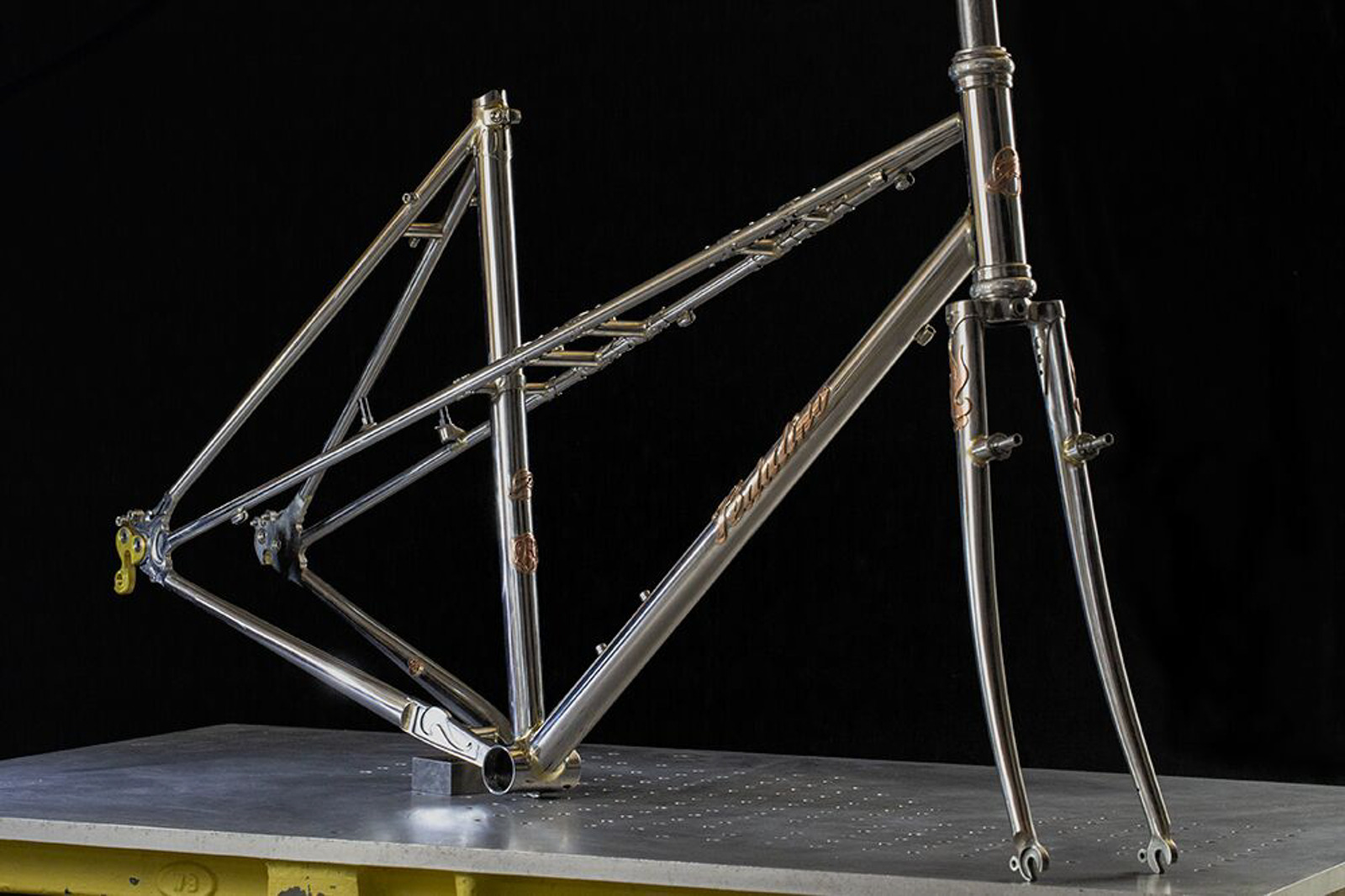 Julie Ann Pedalino, Philadelphia Bike Expo, stainless mixte