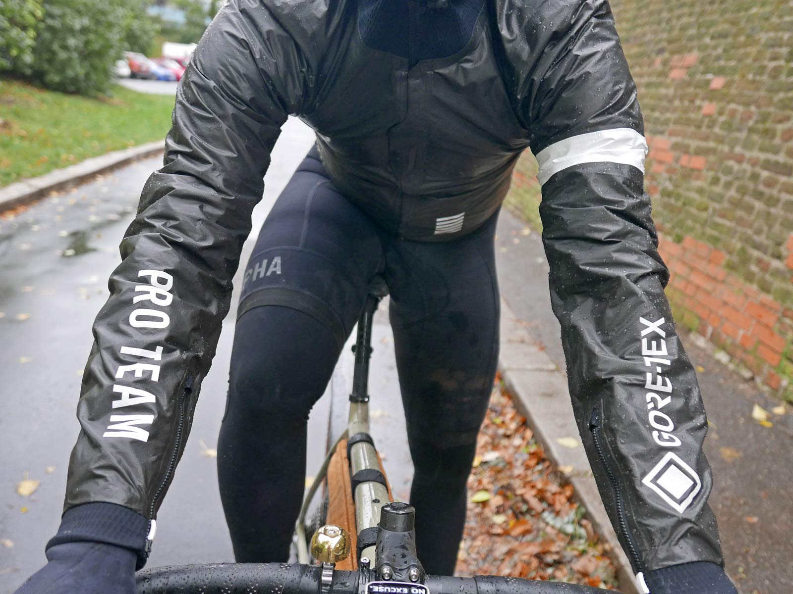 Rapha Pro Team Insulated Gore-Tex jacket, insulated waterproof Gore Shakedry Polartec Alpha wet & cold weather jacket