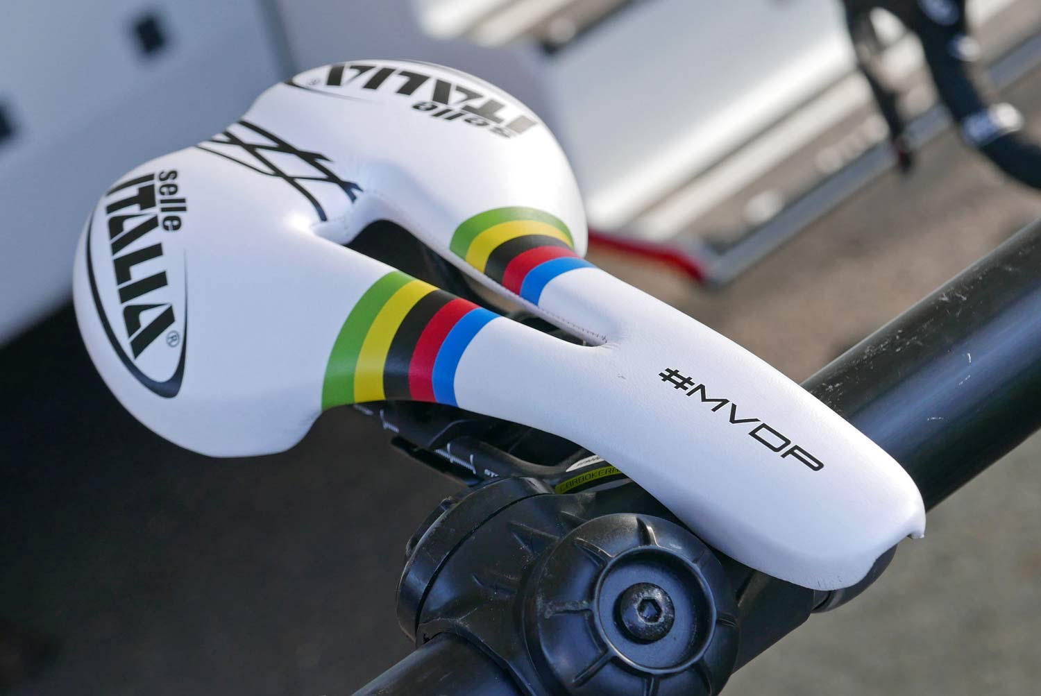 CX Pro Bike Check, World Cup winning custom Canyon Inflite CF SLX carbon cyclocross bike of World Champion Mathieu van der Poel