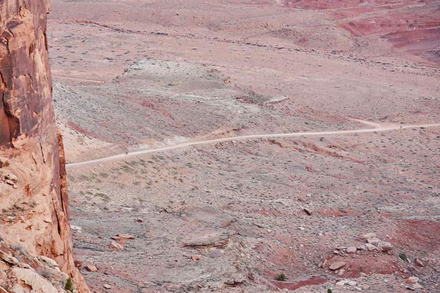 Payson McElveen Standing Man FK, mountain bike Fastest Known Time on 100 mile Moab, UT Canyonlands National Park White Rim Trail