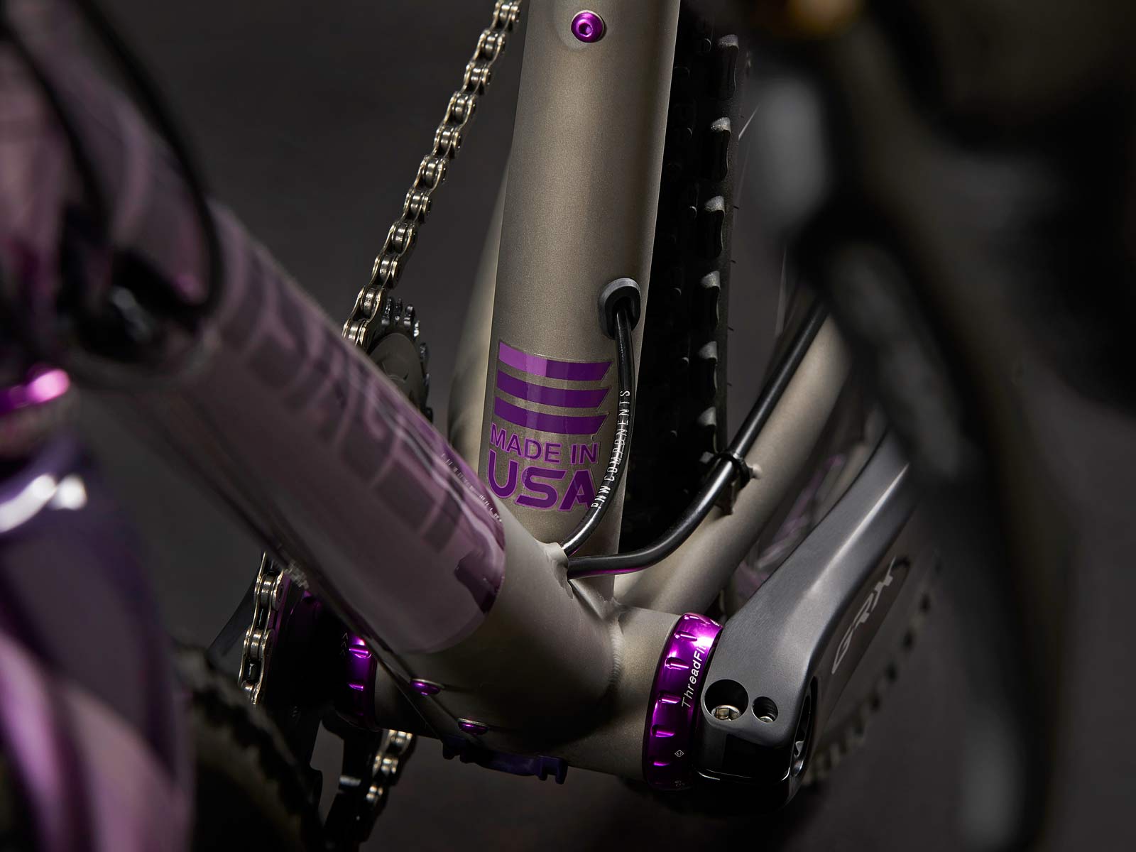 Sage Storm King ti gravel bike, US-made titanium fat-tire premium bikepacking adventure gravel bike