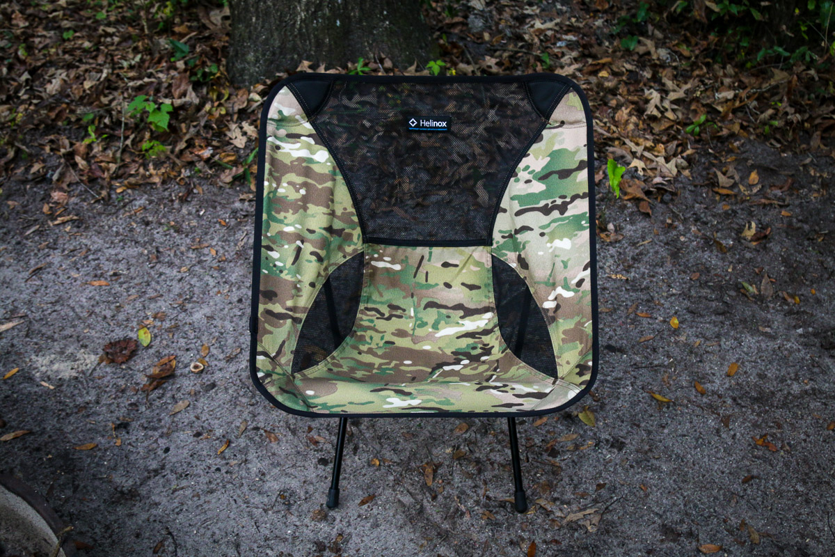 Helinox Chair One camp chair camouflage car camping