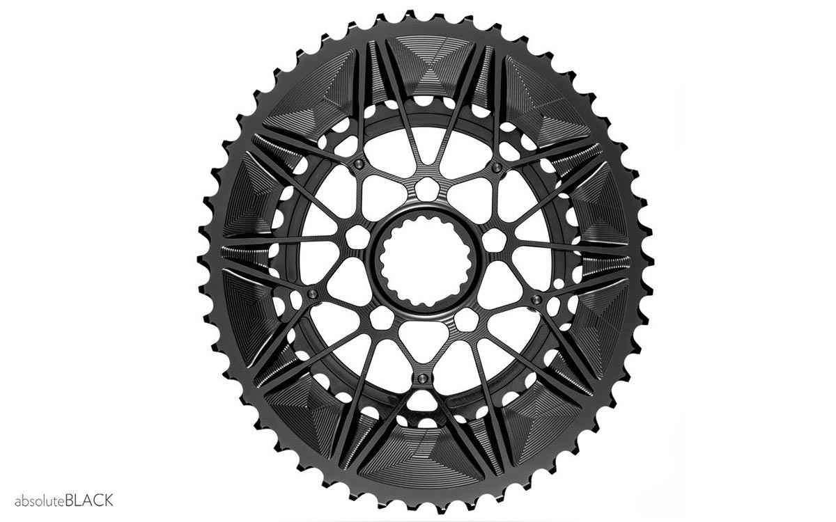 oval 2x chain ring for cannondale hollowgram