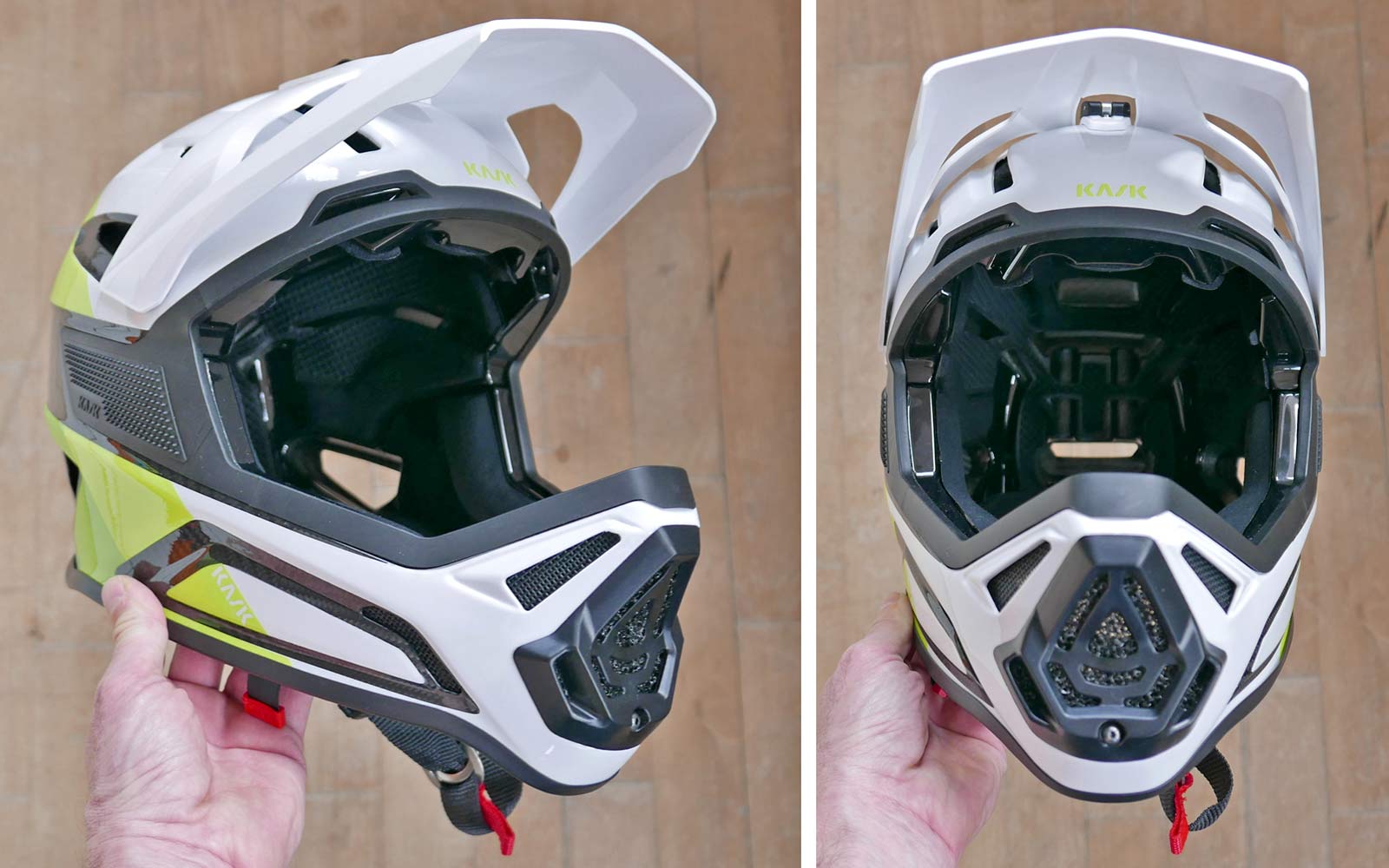 Kask Defender DH helmet, lightweight carbon full-face enduro gravity downhill MTB mountain bike helmet