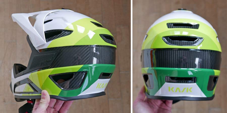Kask Defender DH helmet, lightweight carbon full-face enduro gravity downhill MTB mountain bike helmet