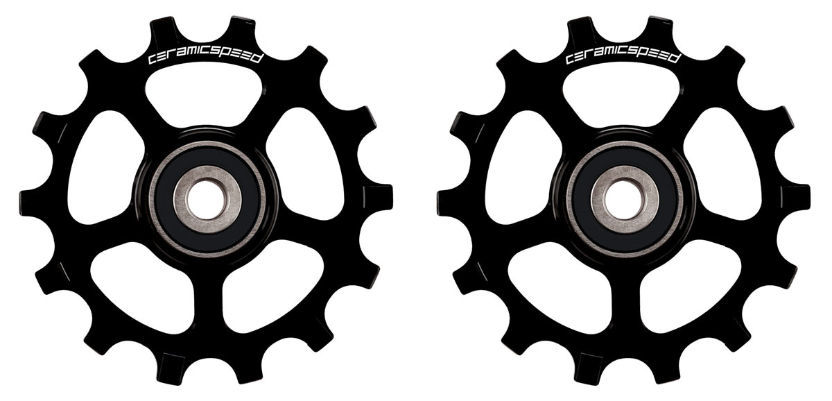 12-speed ceramic bearing pulley wheels for shimano M8100 XT and M9100 XTR rear derailleurs