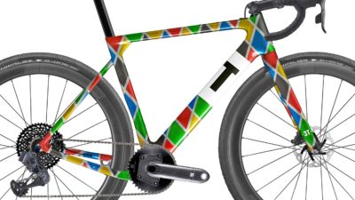 Win celebratory 3T Exploro Arlecchino gravel bike as Italy, 3T & Harlequin get back to work