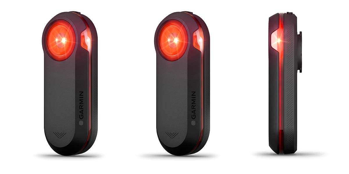 Garmin's Varia rearview radar family expands its options for cyclists looking to improve ride safety by alerting them to cars approaching from behind. And now you don't need a Garmin GPS computer or dedicated Varia head unit - a mobile phone can display the alerts as you ride over bluetooth. Plus, the core RTL515 radar sensor+taillight combination gets updated functionality, while the new radar-only sensor RVR315 delivers the same ride safety at a more affordable price without the integrated blinkie light. Garmin Varia App now brings radar alerts to mobile phones The whole idea of Garmin's Varia rearview radar is simple: alert cyclists of cars approaching quickly from behind via a display on your handlebar so you don't need to turn around. At first it may seem like technological overkill (you could get a bar end or helmet mirror, or just turn your head). But for cyclists who spend a lot of time out riding solo or training on the road, the simple Varia function and its added security is hard to argue with. But until now, on top of the price of the $200 that the Varia RTL510 cost, you had to buy a dedicated Varia display for another $100 is you didn't already have a Garmin Edge GPS head unit. Now, a new Varia App for iOS or Android means you can connect the Varia radar directly to your mobile phone to display alerts while riding. Color coded alerts signal proximity: green means all is clear, yellow is a car approaching, red Is a car approaching at high speed. And third-party communication with mobile apps like Ride with GPS, means you get the ability to see the oncoming car alerts overtop or ride tracking maps. Garmin Varia RTL515 rearview radar & taillight combo The updated combo RTL515 looks essentially unchanged from the previous generation RTL510, packing the Varia rearview radar into a high visibility taillight. Inside though, there are a number of functional improvements - most notably new Bluetooth LE added to ANT+ to connect to more devices. Light output is the same, topping out at 65 lumens in daytime flash for up to 1mi/1600m visibility, 29 lumens in night flash, and 20 lumens on solid. Daytime flash run time increases an hour to 16h, while 6hr remains the same for night flash & solid modes. The new Varia combo also gets a new peloton mode to drop down to a low-intensity 8 lumen flash when you are riding in a group, so as to not blind other cyclists (for 8hrs). Radar runtime is as long as the light is running. The new tech fits into the same 71g 99x40x20mm tall casing, and the updated Varia RTL515 sells for the same $200 price as the previous generation. Garmin Varia RVR315 standalone rearview radar All new though, is the even more affordable Varia RVR315. Pared back to just the review radar tech itself, the sensor-only device gets the same BLE & ANT+ connectivity to transmit to the display of your choice on the handlebar. The radar-only RVR315 is a bit smaller & lighter at 51g and 72x40x20mm, but has a decreased battery life of just 7 hours, meaning it will require more frequent recharging. But at $150 (and without the need to buy a secondary display), the all-new Varia RVR315 is likely to open up rearview radar to more cyclists out riding & training amongst the cars. Both new Varia devices mount with Garmin 1/4 turn adapters and provide both visible, vibrate & audible alerts when paired with capable Garmin displays or a phone running the app, warning of approaching vehicles up to 140m/ 460' behind the rider. You can even setup you Varia to pair with both a head unit & phone to use the mobile device as a backup if the other runs out of power. Garmin.com
