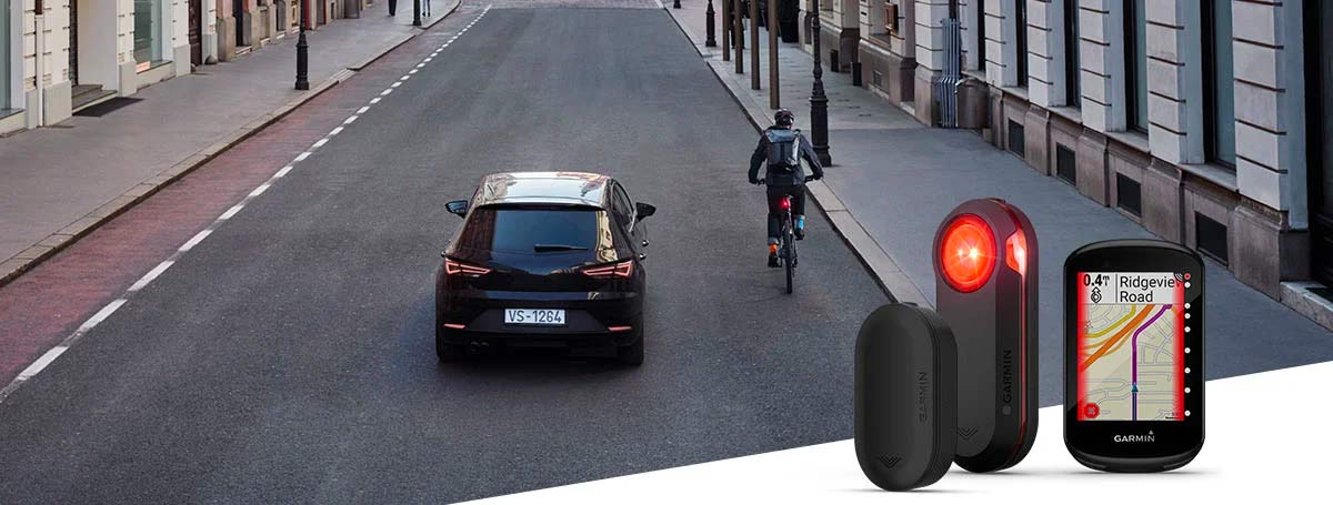 Garmin's Varia rearview radar family expands its options for cyclists looking to improve ride safety by alerting them to cars approaching from behind. And now you don't need a Garmin GPS computer or dedicated Varia head unit - a mobile phone can display the alerts as you ride over bluetooth. Plus, the core RTL515 radar sensor+taillight combination gets updated functionality, while the new radar-only sensor RVR315 delivers the same ride safety at a more affordable price without the integrated blinkie light. Garmin Varia App now brings radar alerts to mobile phones The whole idea of Garmin's Varia rearview radar is simple: alert cyclists of cars approaching quickly from behind via a display on your handlebar so you don't need to turn around. At first it may seem like technological overkill (you could get a bar end or helmet mirror, or just turn your head). But for cyclists who spend a lot of time out riding solo or training on the road, the simple Varia function and its added security is hard to argue with. But until now, on top of the price of the $200 that the Varia RTL510 cost, you had to buy a dedicated Varia display for another $100 is you didn't already have a Garmin Edge GPS head unit. Now, a new Varia App for iOS or Android means you can connect the Varia radar directly to your mobile phone to display alerts while riding. Color coded alerts signal proximity: green means all is clear, yellow is a car approaching, red Is a car approaching at high speed. And third-party communication with mobile apps like Ride with GPS, means you get the ability to see the oncoming car alerts overtop or ride tracking maps. Garmin Varia RTL515 rearview radar & taillight combo The updated combo RTL515 looks essentially unchanged from the previous generation RTL510, packing the Varia rearview radar into a high visibility taillight. Inside though, there are a number of functional improvements - most notably new Bluetooth LE added to ANT+ to connect to more devices. Light output is the same, topping out at 65 lumens in daytime flash for up to 1mi/1600m visibility, 29 lumens in night flash, and 20 lumens on solid. Daytime flash run time increases an hour to 16h, while 6hr remains the same for night flash & solid modes. The new Varia combo also gets a new peloton mode to drop down to a low-intensity 8 lumen flash when you are riding in a group, so as to not blind other cyclists (for 8hrs). Radar runtime is as long as the light is running. The new tech fits into the same 71g 99x40x20mm tall casing, and the updated Varia RTL515 sells for the same $200 price as the previous generation. Garmin Varia RVR315 standalone rearview radar All new though, is the even more affordable Varia RVR315. Pared back to just the review radar tech itself, the sensor-only device gets the same BLE & ANT+ connectivity to transmit to the display of your choice on the handlebar. The radar-only RVR315 is a bit smaller & lighter at 51g and 72x40x20mm, but has a decreased battery life of just 7 hours, meaning it will require more frequent recharging. But at $150 (and without the need to buy a secondary display), the all-new Varia RVR315 is likely to open up rearview radar to more cyclists out riding & training amongst the cars. Both new Varia devices mount with Garmin 1/4 turn adapters and provide both visible, vibrate & audible alerts when paired with capable Garmin displays or a phone running the app, warning of approaching vehicles up to 140m/ 460' behind the rider. You can even setup you Varia to pair with both a head unit & phone to use the mobile device as a backup if the other runs out of power. Garmin.com