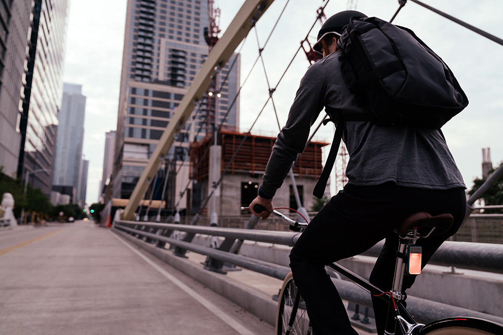Biolite cycling tail light and other great cycling components clothes and accessories are being given away during national bike to work month 2020