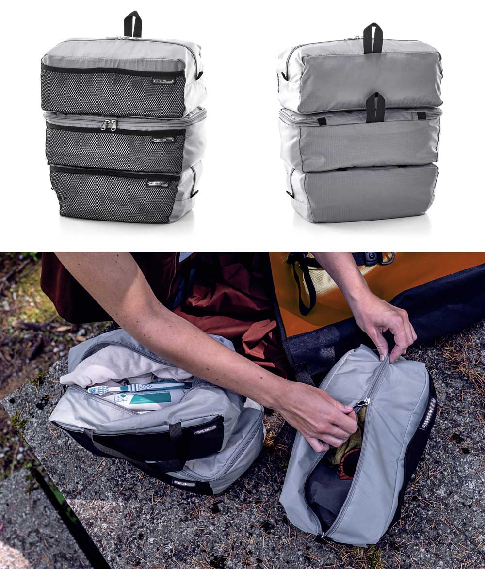 Ortlieb packing cubes for pannier bags