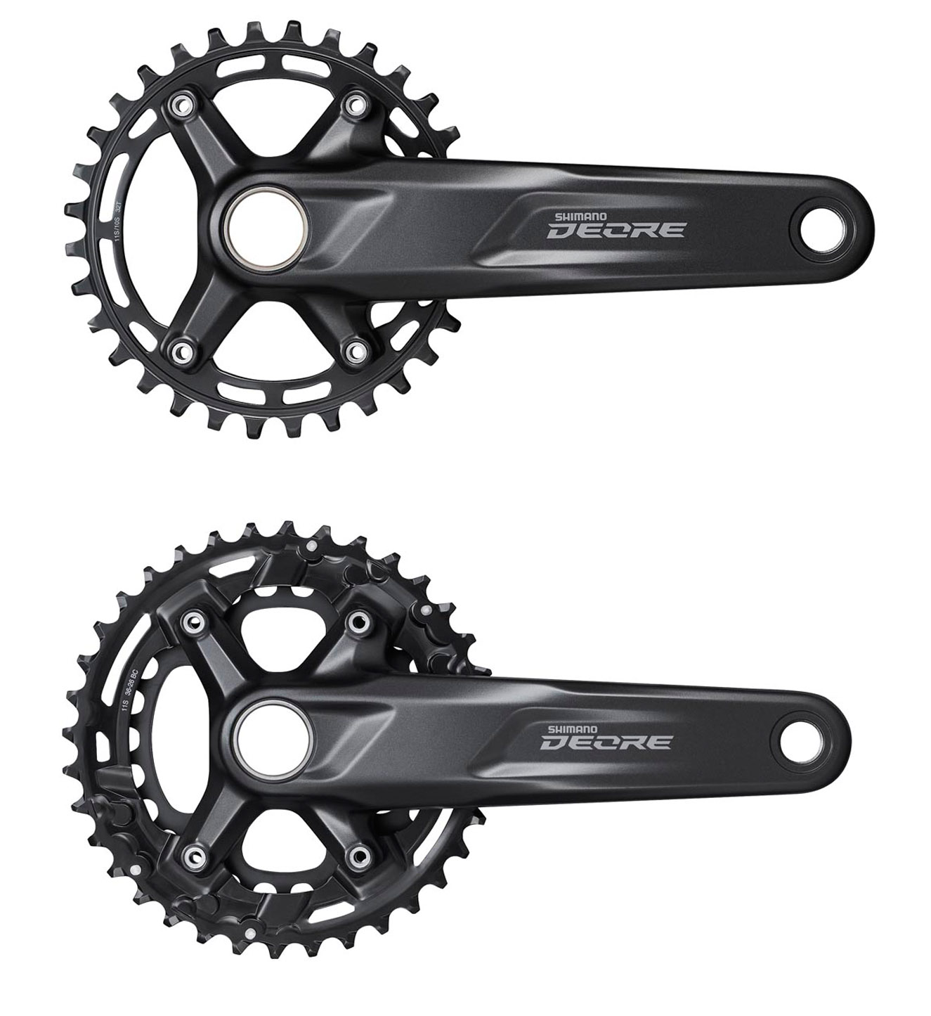 Shimano Deore m5100 11 speed wide range crankset 1x 2x