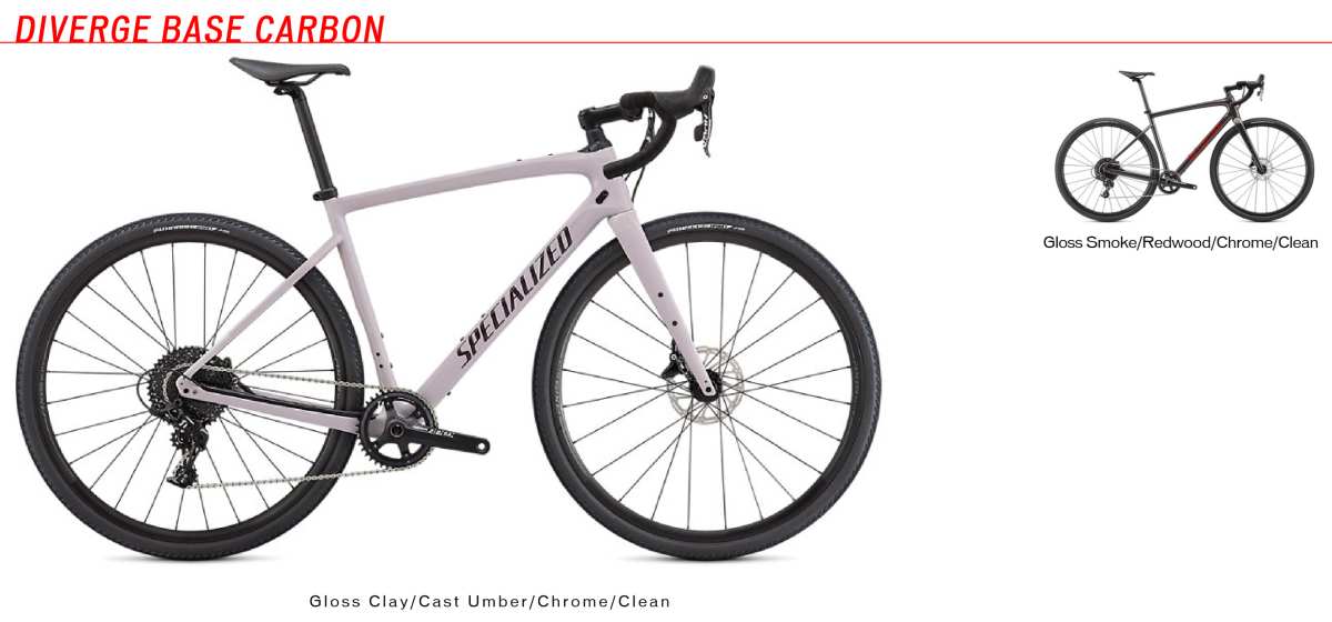 2021 Diverge Base Carbon gravel bike specs and features