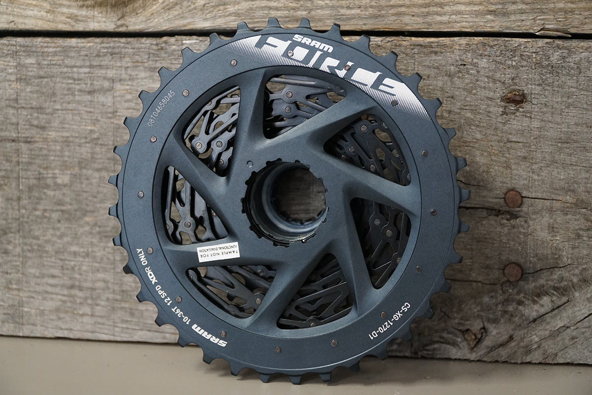 sram force wide range 10-36 cassette for gravel bikes and road bikes