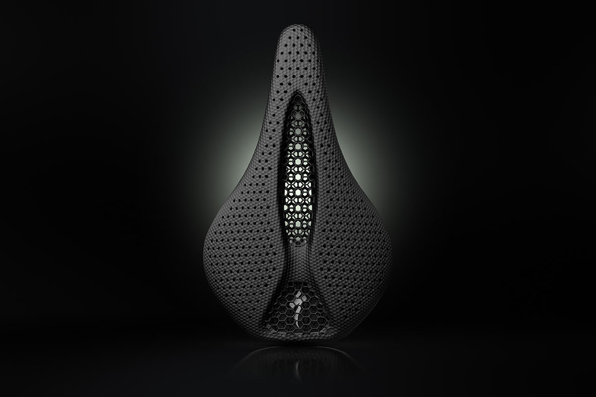 specialized power mirror 3D printed carbon fiber saddle