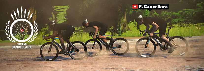 ZWift Chasing Cancellara june 2020 groups