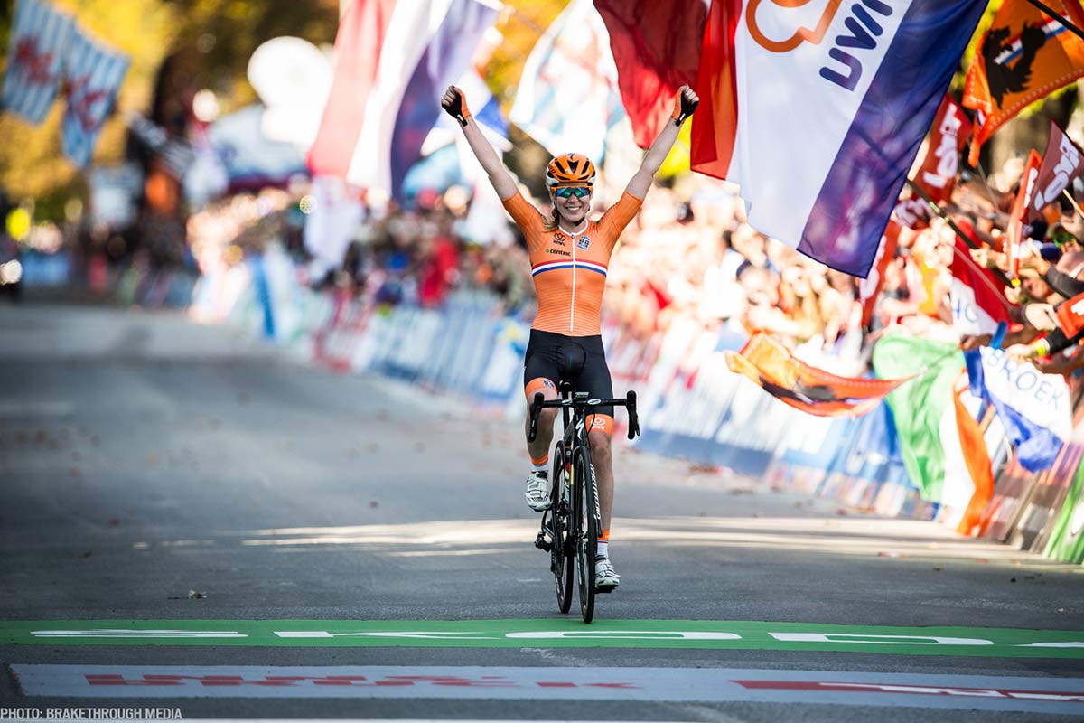 specialized athlete racing on road bikes