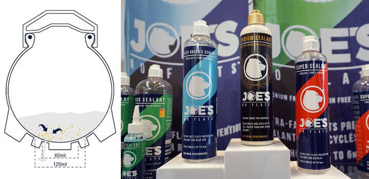 joe's no flats recommend ateast 120ml podium sealant for 29" x 2.4" tire