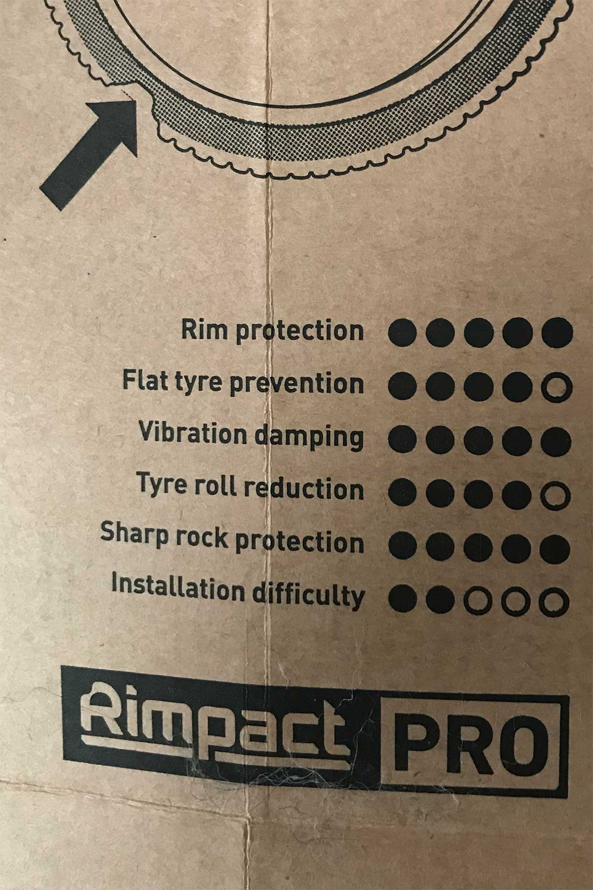 rimpact pro tire insert offers flat tire prevention vibration damping tyre roll reduction rim protection