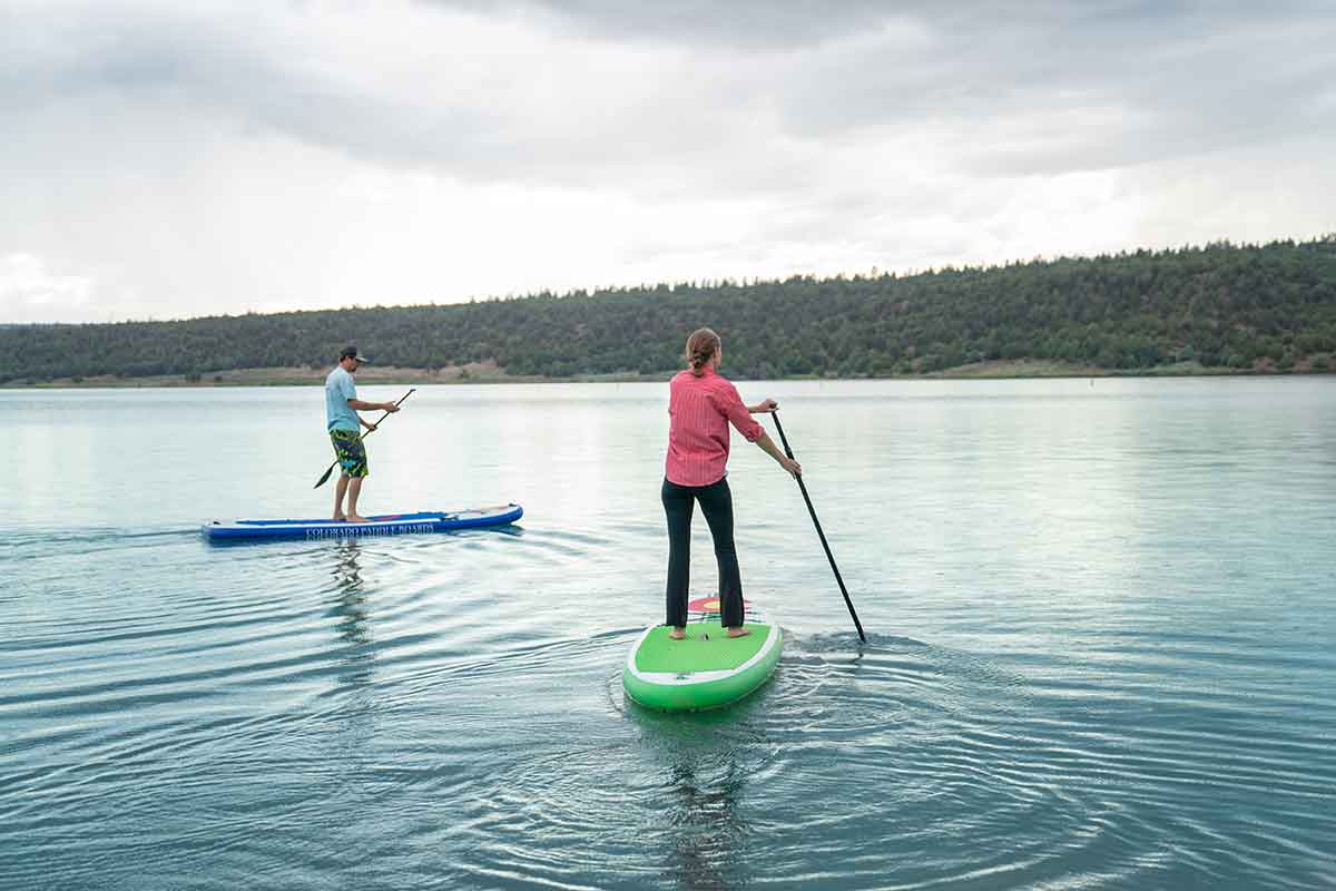 standup paddle boarding in durango colorado