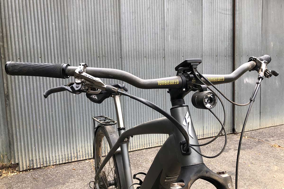 tumbleweed persuader moto style mountain bike handlebar