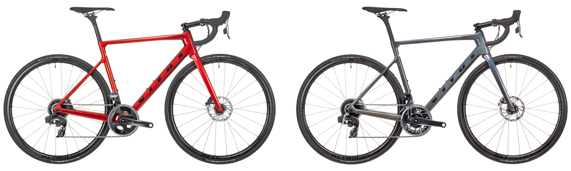 2021 Vitus Vitesse Evo road bike, affordable lightweight aero carbon race bike, eTap AXS