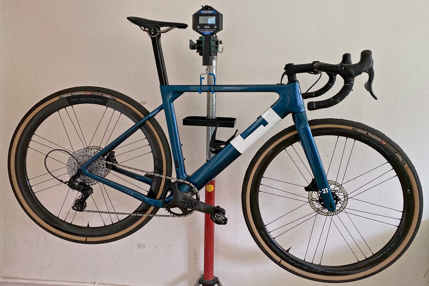 Campagnolo Campy Ekar 1x13 gravel bike component breakdown, complete 3T gravel bike Actual Weight