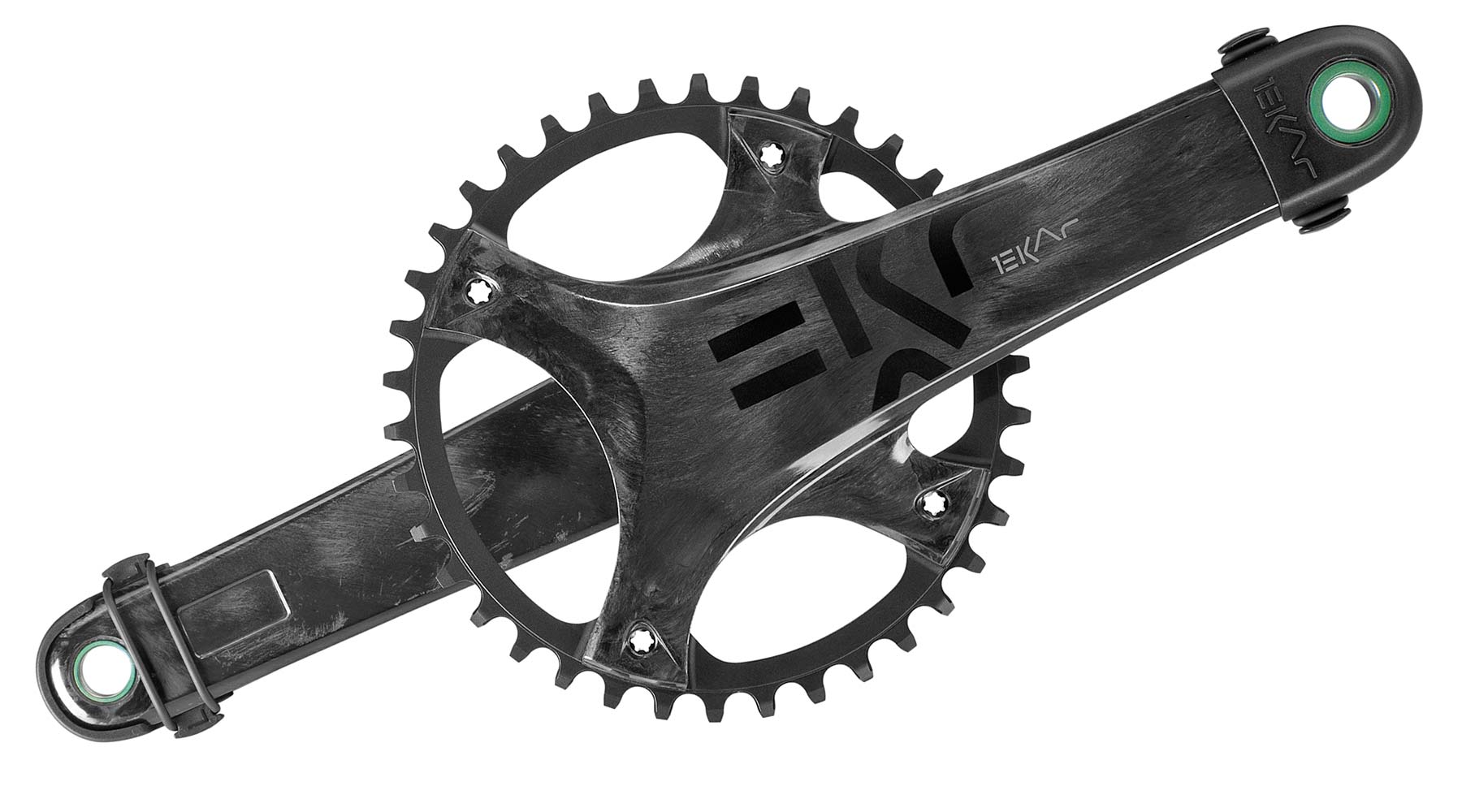 Campagnolo Ekar 1x13 gravel group, 13-speed gravel bike drivetrain, carbon crank