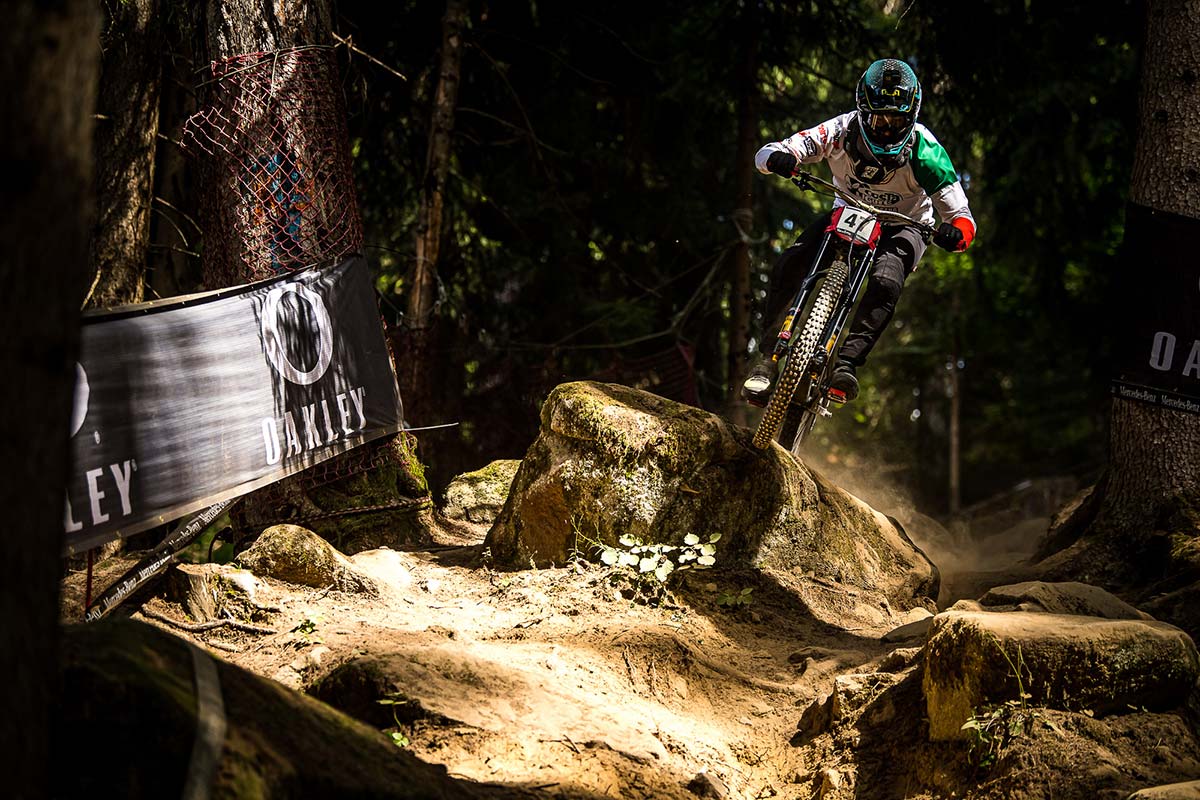 loris revelli rides ochain active spider at val di sole 2019 practice world cup dh