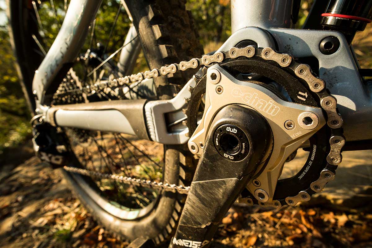 ochain fitted to dram 11 speed drivetrain on kona process