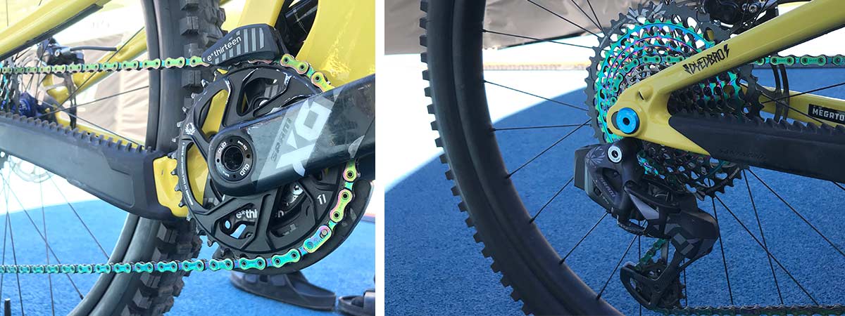 34T SRAM CHAINRING E13 TOP GUIDE AXS SHIFTING