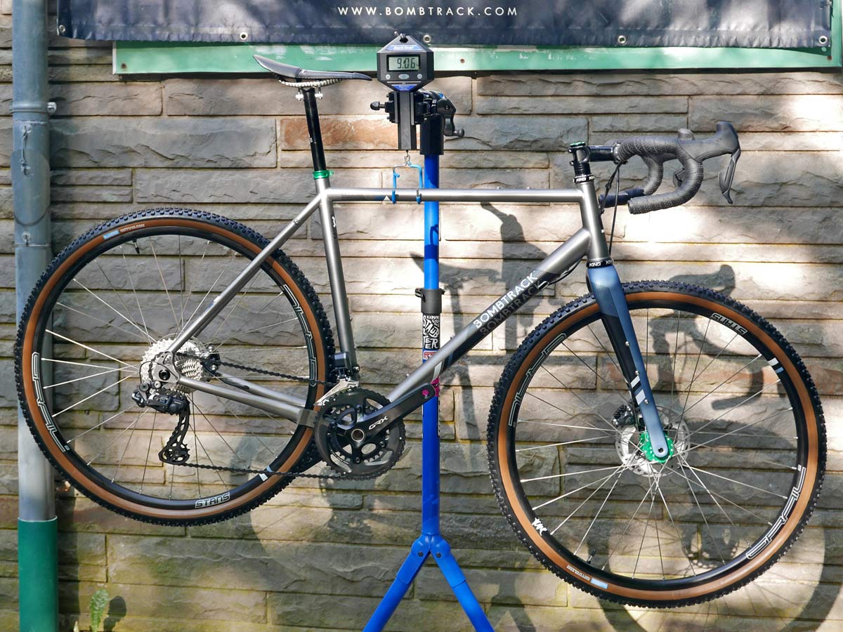 2021 Bombtrack Hook EXT Ti gravel bike, titanium adventure bikepacking gravel bike frameset, 9kg dream bike complete build