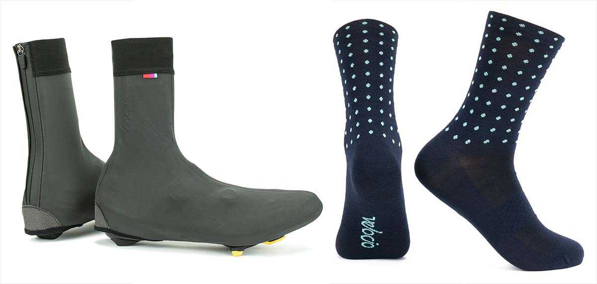 Velocio Reflective Bootie Wool Socks