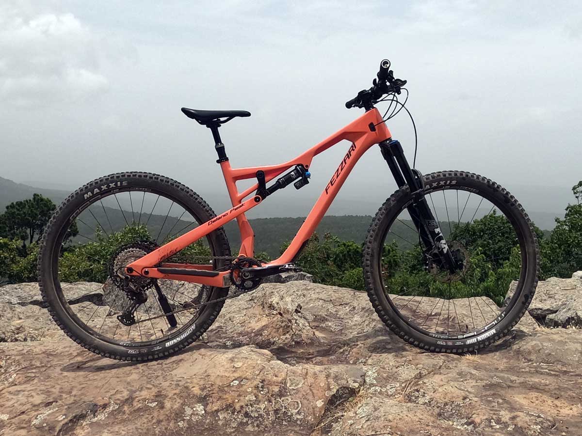 fezzari delano peak frame features and tech details with full ride review