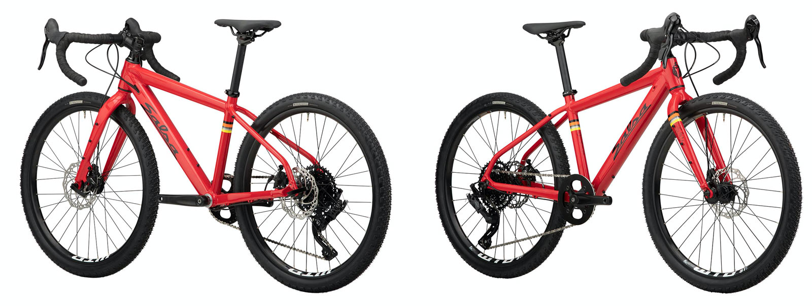 salsa journeyman 24 youth gravel bike with kid sized components