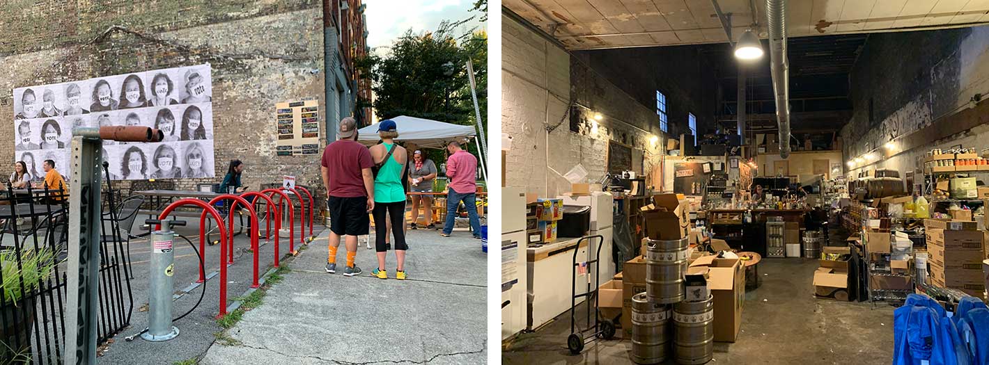 crafty bastard brewery in downtown knoxville tennessee