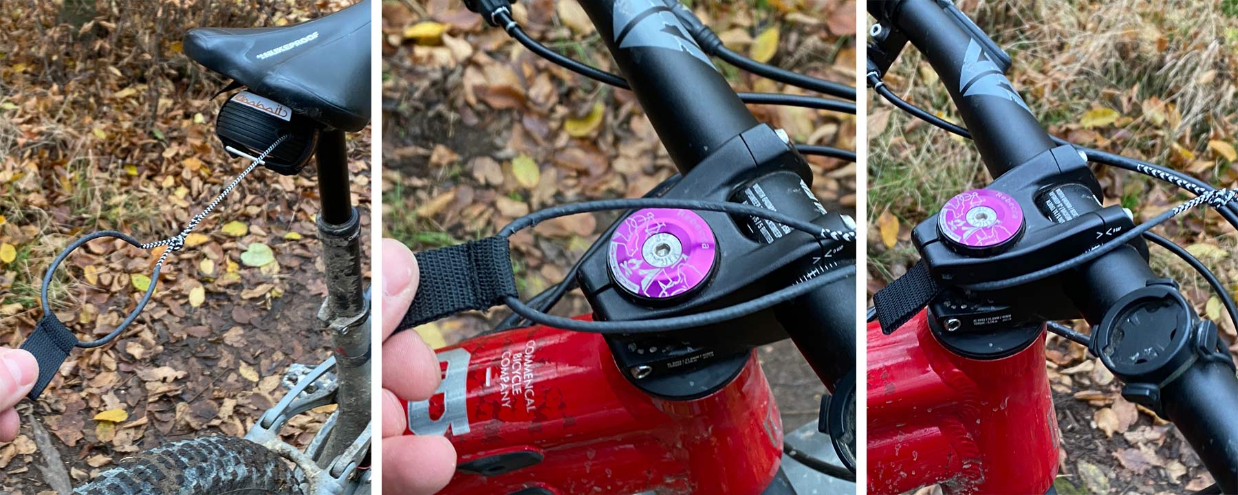 Kommit retractable tow rope, Come With Me lightweight compact towing system for kids and adults, how-to attach
