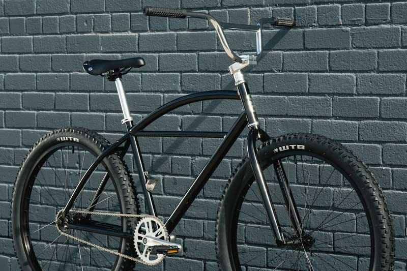 State Bicycle Co. Klunker, front angle