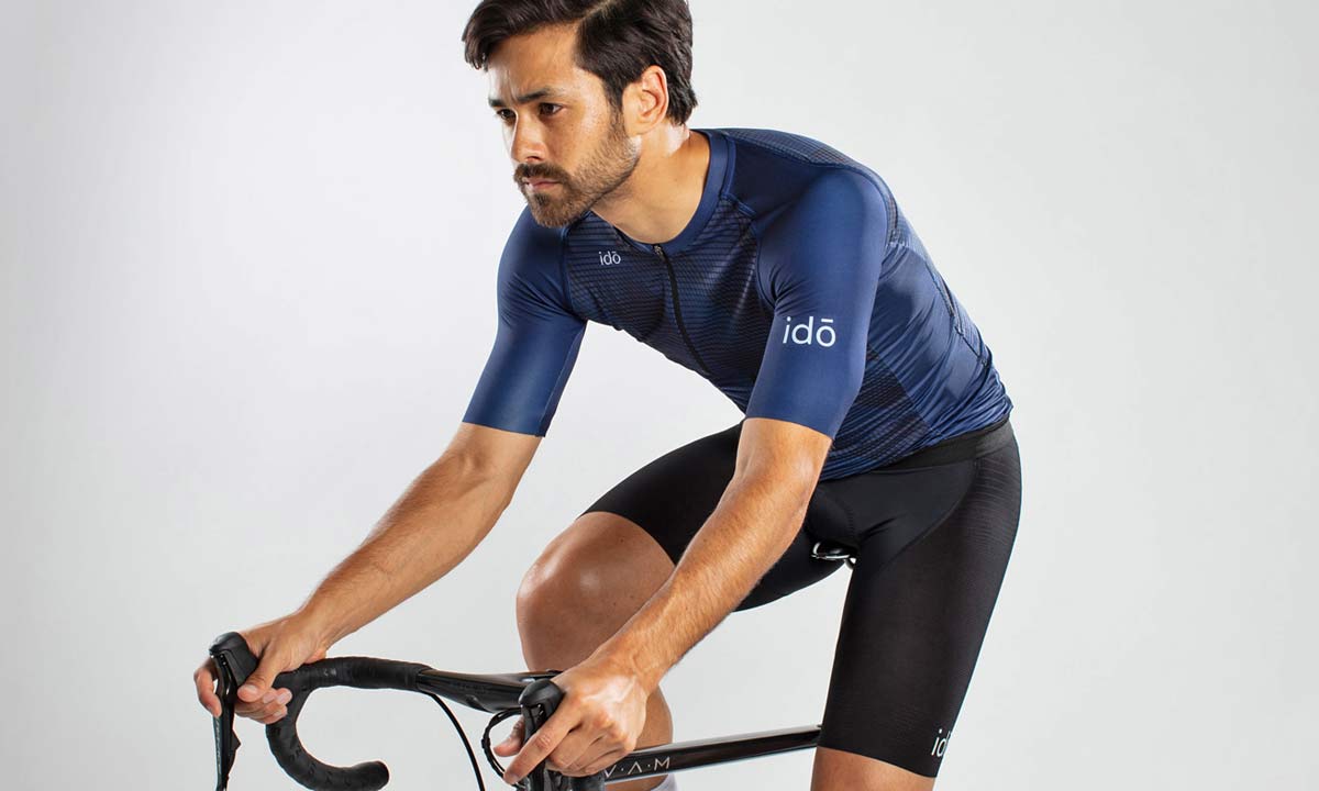 ido indoor cycling clothing, idō lightweight breathable indoor training virtual racing kit for men & women, on the trainer