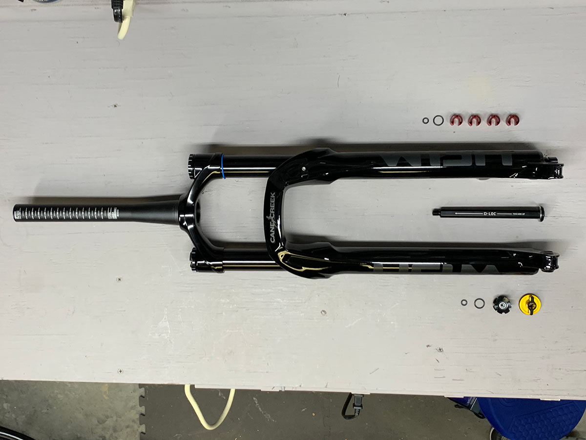 travel and volume adjustment parts for cane creek helm mk2 mountain bike fork