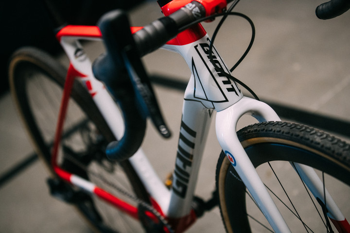 Michael Van Dem Ham Pro CX Bike check Frame details full bike headtube