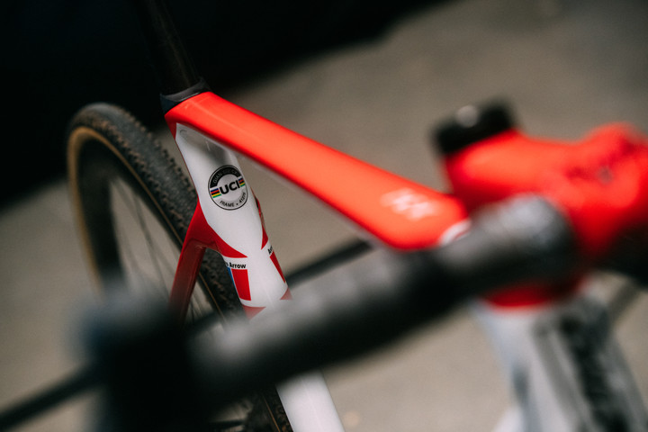 Michael Van Dem Ham Pro CX Bike check Frame details
