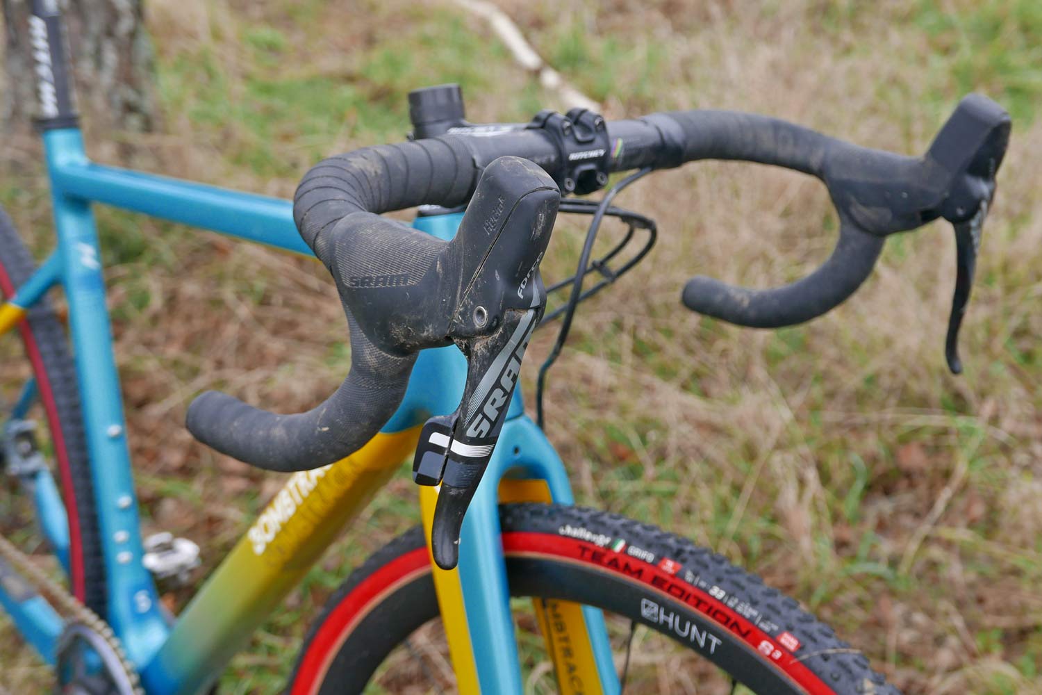 CX Pro Bike Check, 2021 Bombtrack Tension C, affordable World Cup-ready carbon cyclocross bike of Gosse van der Meer, SRAM Force 1