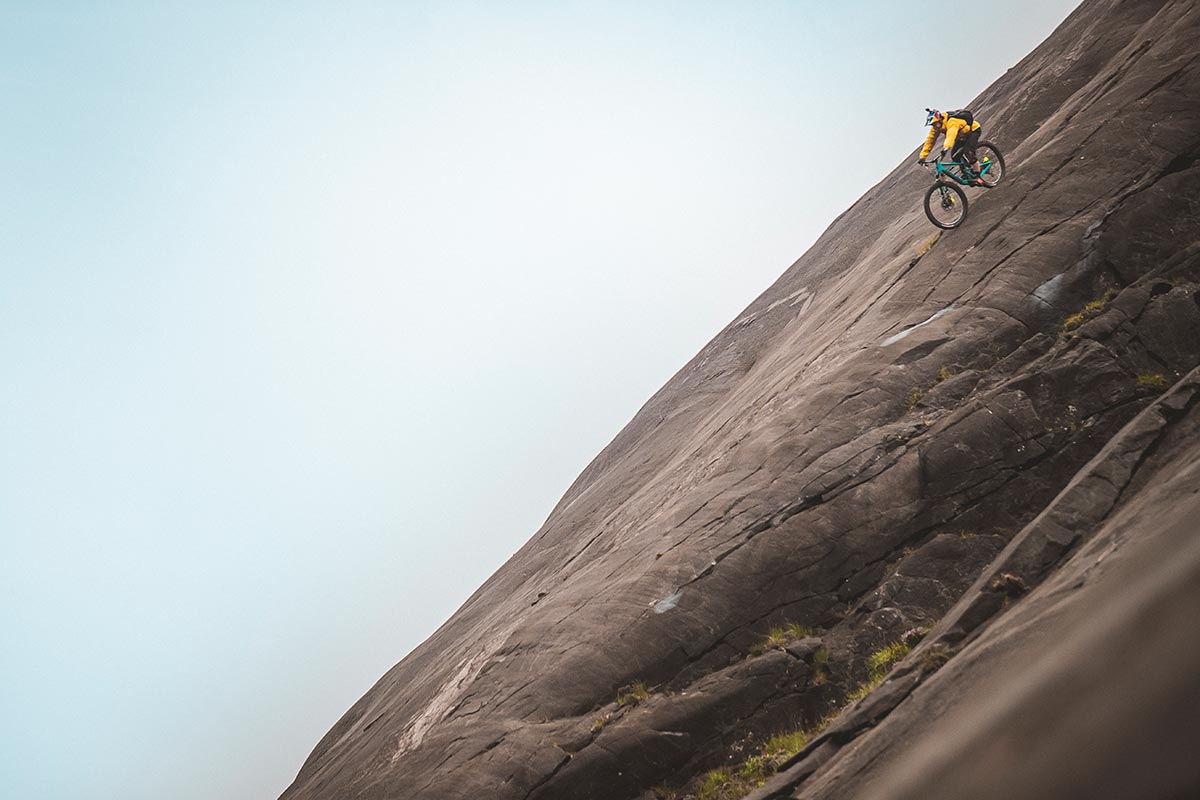 danny macaskill the slabs 60 degree rock face descent santa cruz mtb