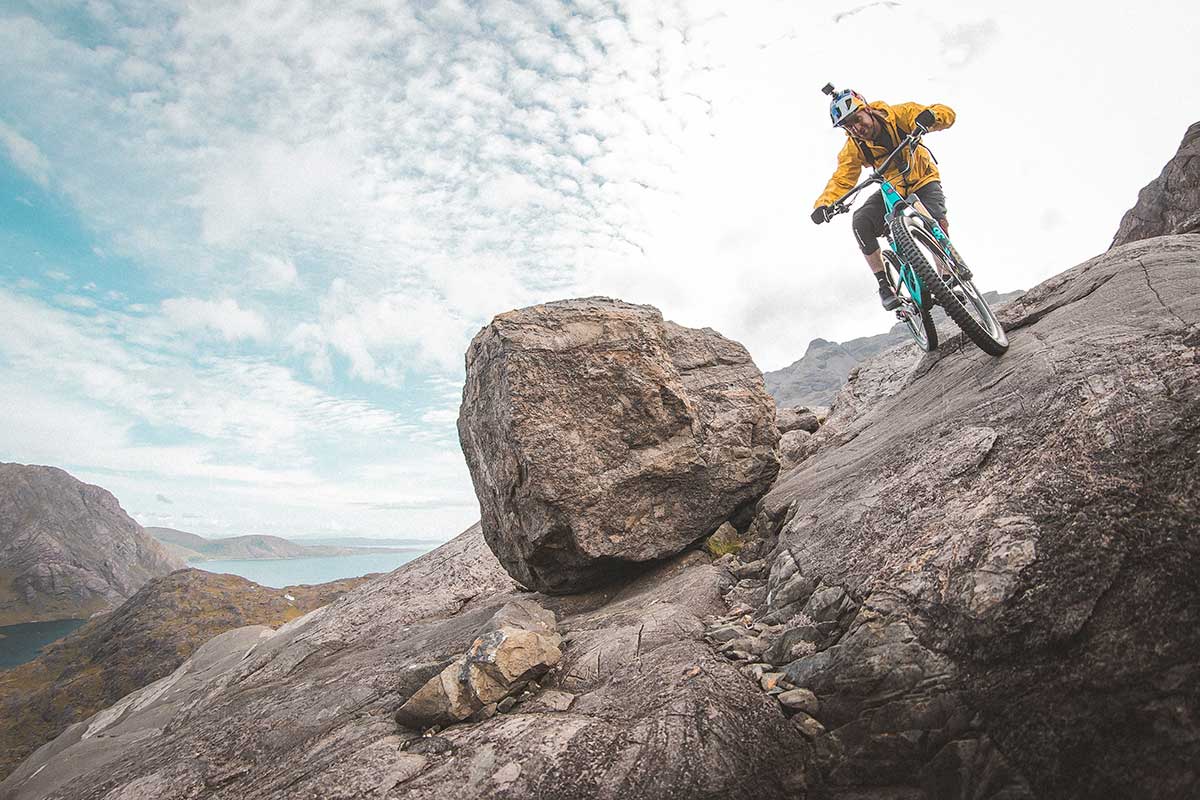 danny macaskill the slabs dubh cuillin mountains skye scotland