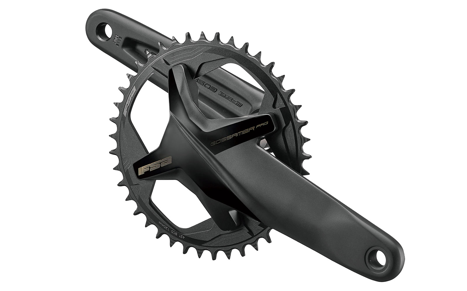 FSA Gossamer Pro alloy road cranks get super short & sub-compact, 1x