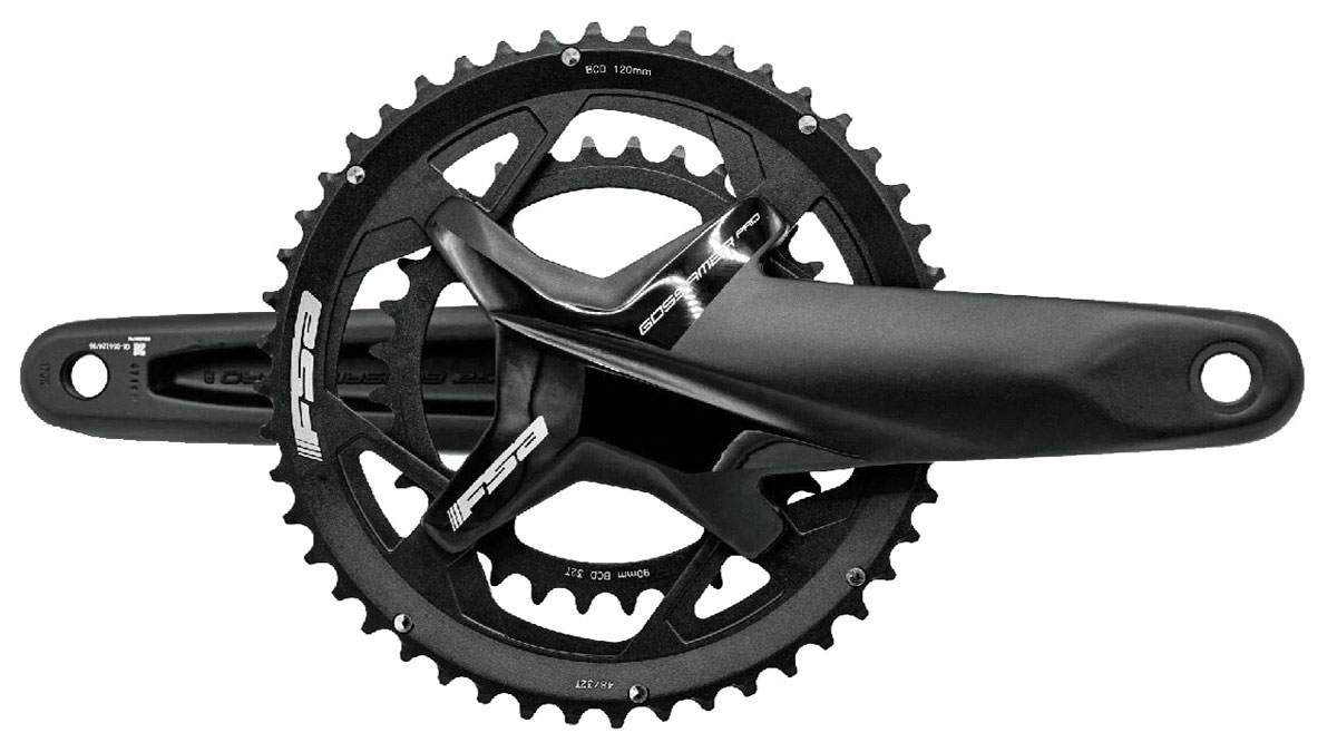 FSA Gossamer Pro alloy road cranks get super short & sub-compact, 2x road compact