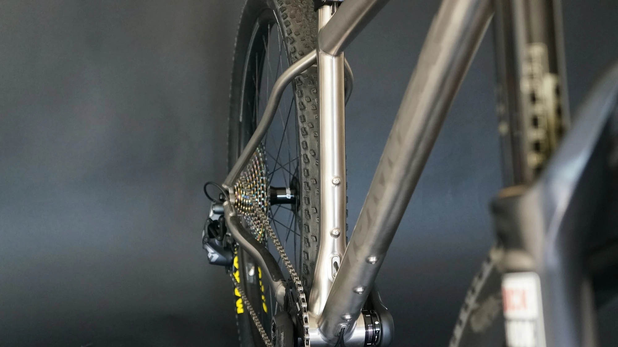 Turner Nitrous titanium hardtail frame seat tube