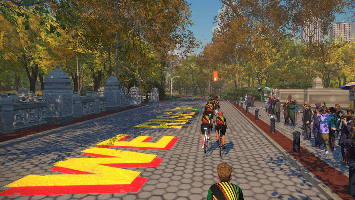 Zwift Black Celebration Series, We Rise Up cycling NYC