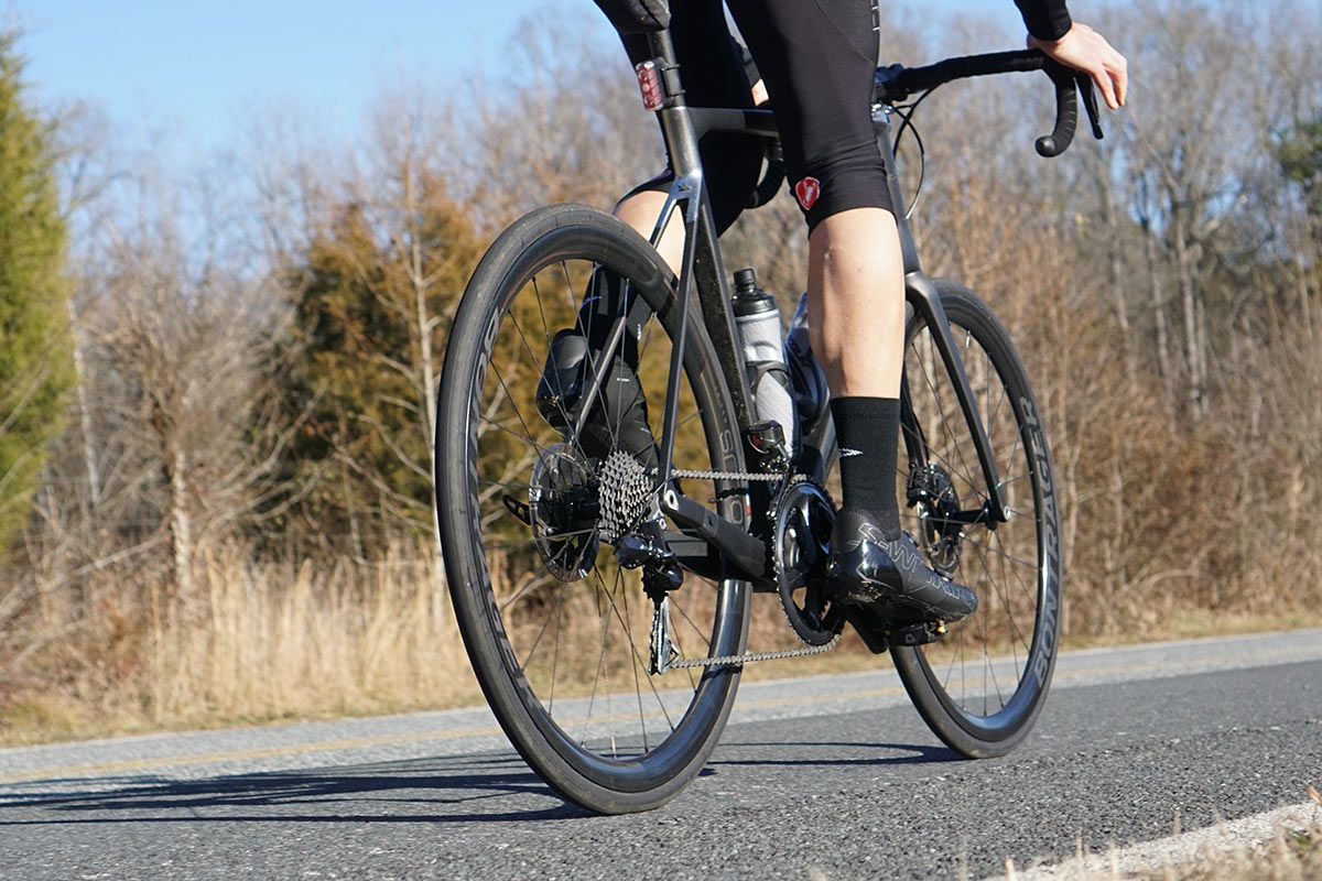 specialized s-works ares road cycling shoes being reviewed and ridden